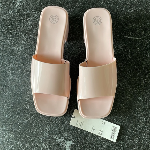 NWT Urban Outfitters Pink Mules Sandals Size Women’s 7 - Picture 4 of 7